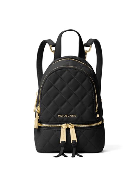 michael kors rhea xs|michael kors rhea backpack black.